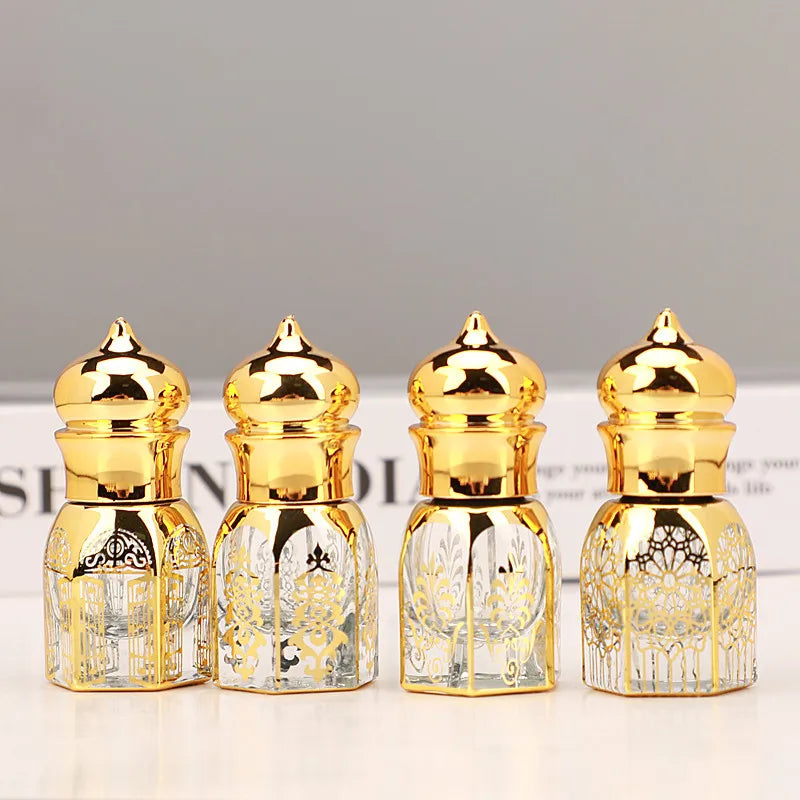 ✨ ¡Botellas Árabes Exclusivas! 🧴 10/30/50 unidades – 3ml y 6ml con bola roll-on. Ideal para perfumes, aceites o Attar.✨
