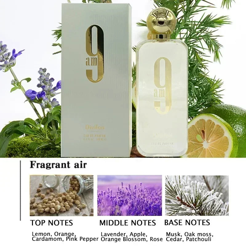 100ML Original Mens Arabes Perfume Long-lasting Fragrance Body Spray Cologne Pheromone Beauty Health Mini Strong Holiday Gift
