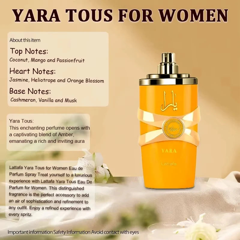 ✨ Luxurious Exquisite Yara Amber Vanilla ✨100 ml.