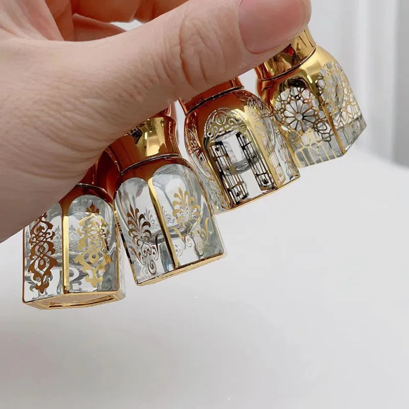 ✨ ¡Botellas Árabes Exclusivas! 🧴 10/30/50 unidades – 3ml y 6ml con bola roll-on. Ideal para perfumes, aceites o Attar.✨